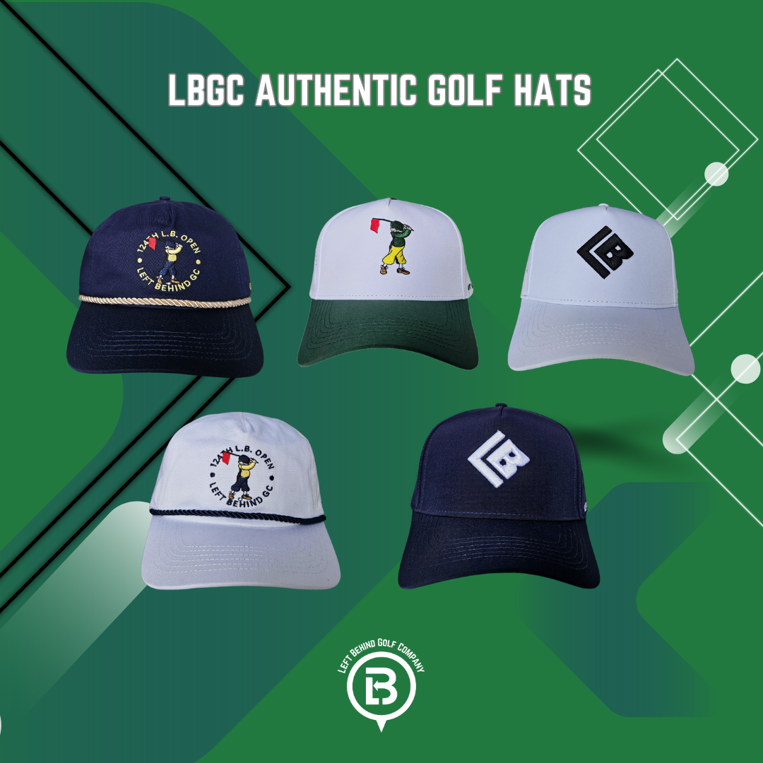       Classic Golf Hats Collection – Top-Rated & Branded Golf Hats – Left Behind Golf Company