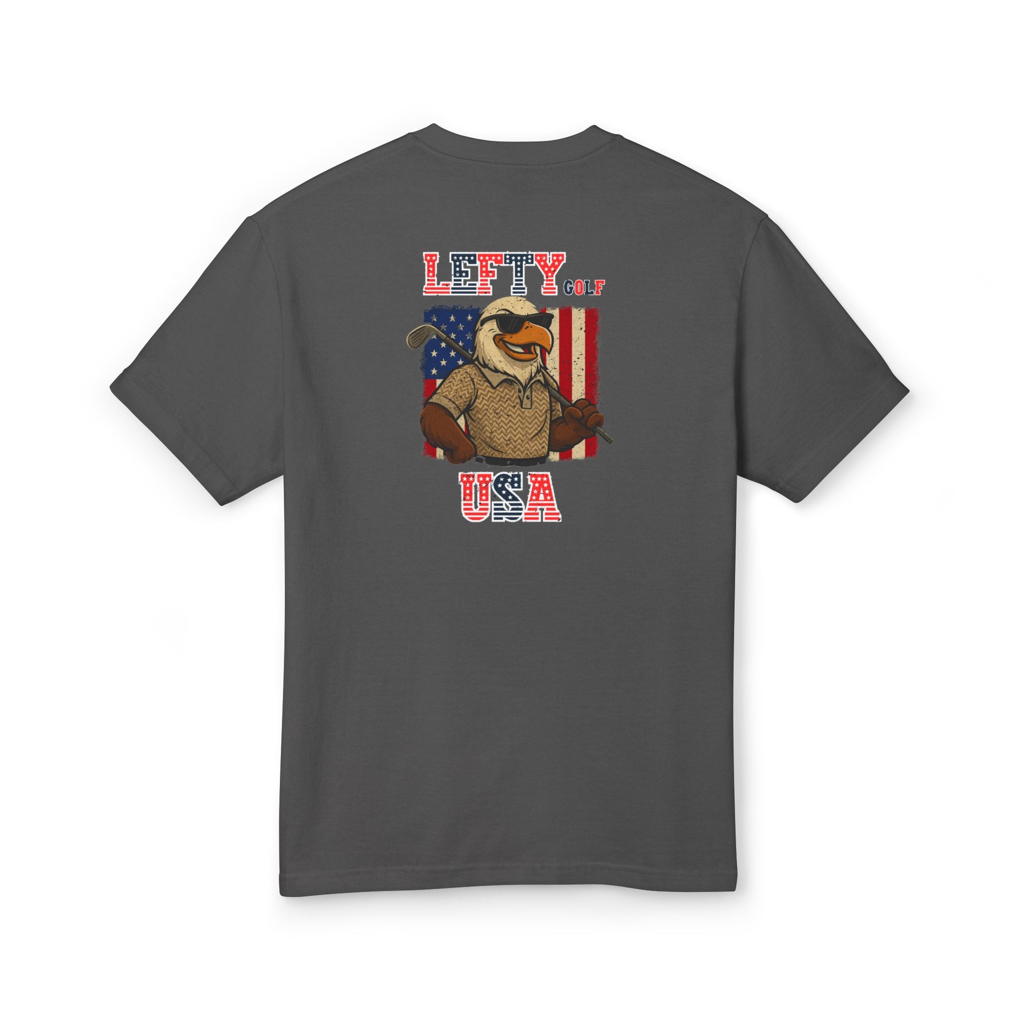 Lefty Golf USA Eagle Premium Heavy Cotton T-Shirt