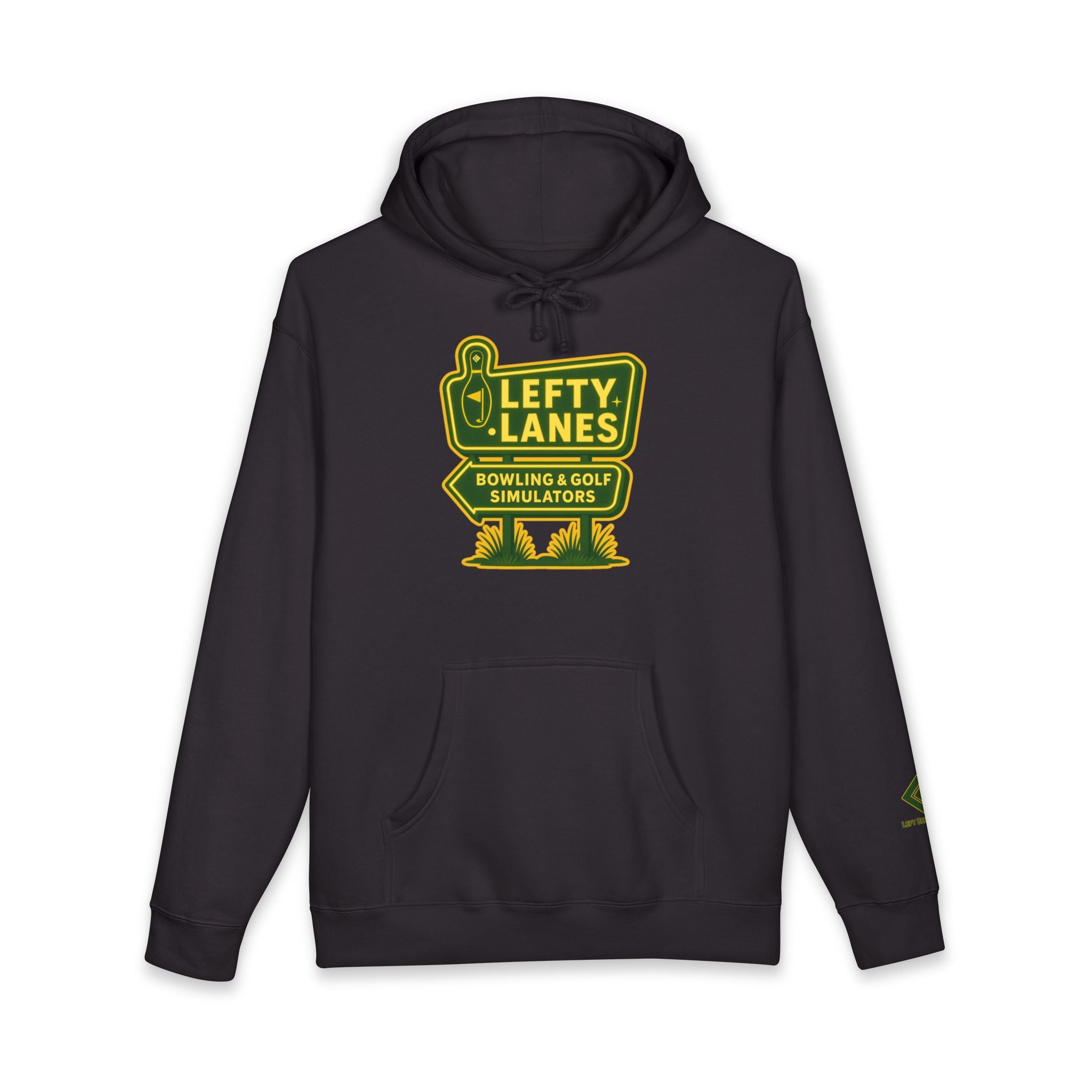 Lefty Lanes Bowling & Golf Simulators Hoodie - LB5 5th Anniversary Collection