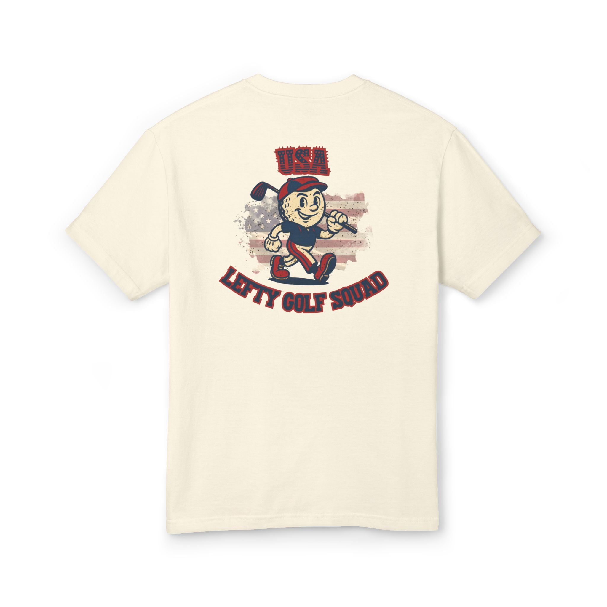USA Lefty Golf Squad Premium Heavy Cotton T-Shirt