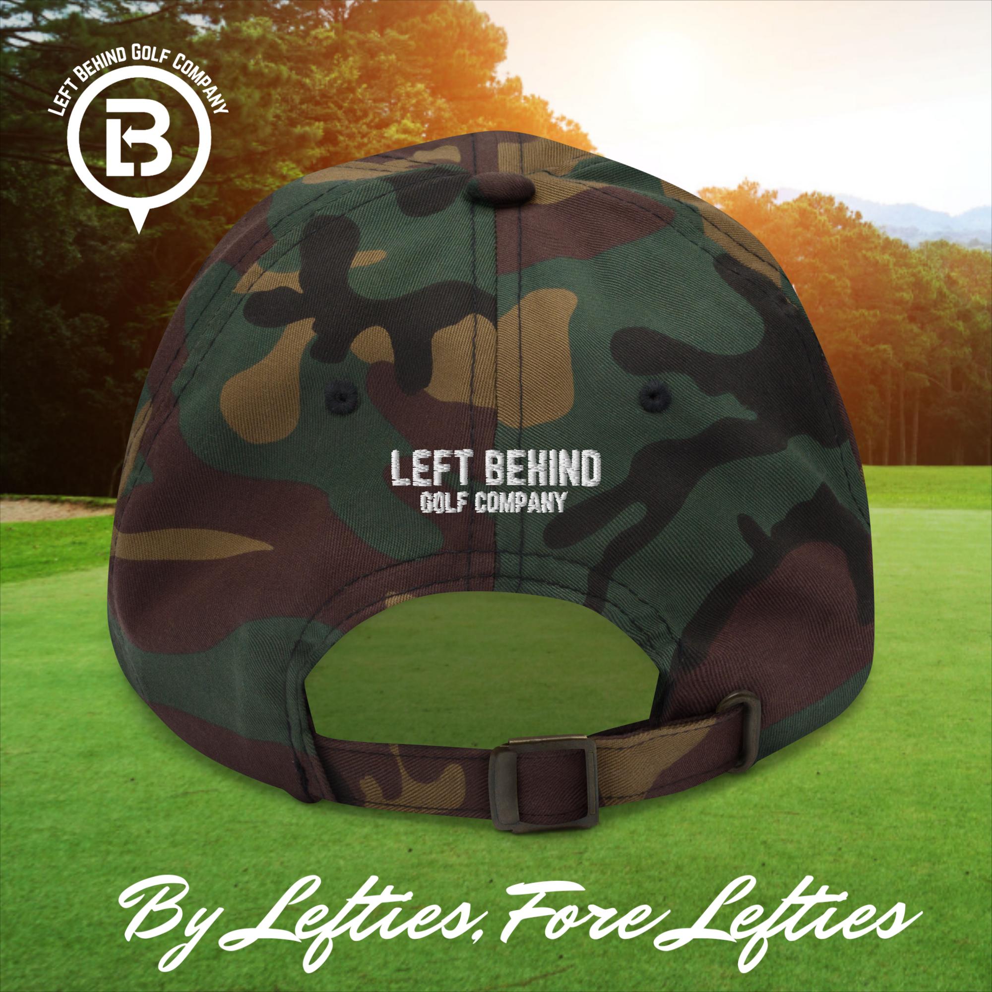 Lefty Golf 2025 Dad Hat - Lightweight Chino Cotton Golf Cap