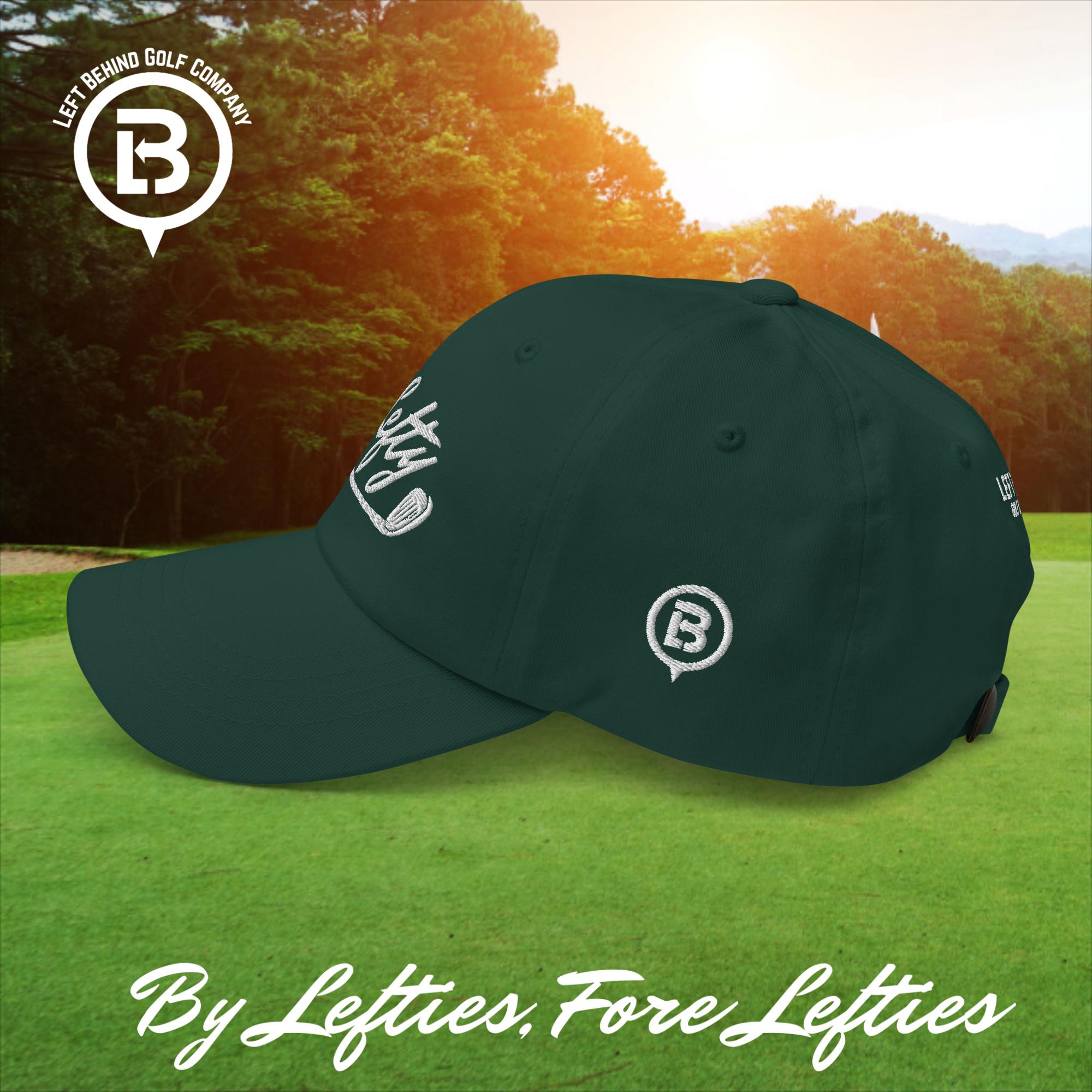 Lefty Golf 2025 Dad Hat - Lightweight Chino Cotton Golf Cap