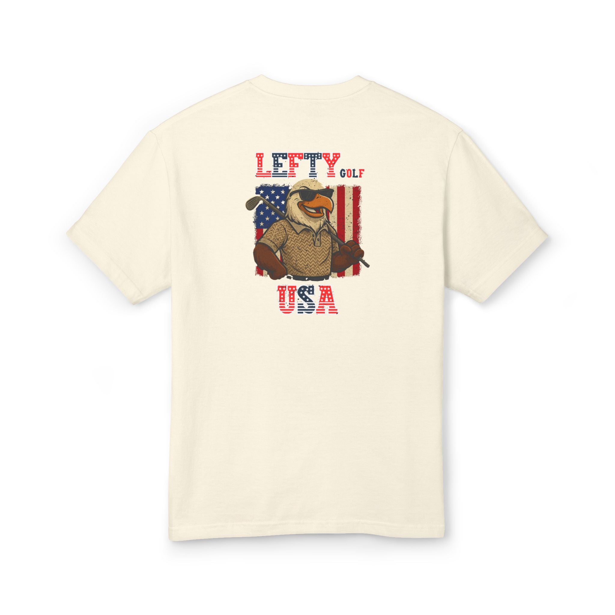 Lefty Golf USA Eagle Premium Heavy Cotton T-Shirt