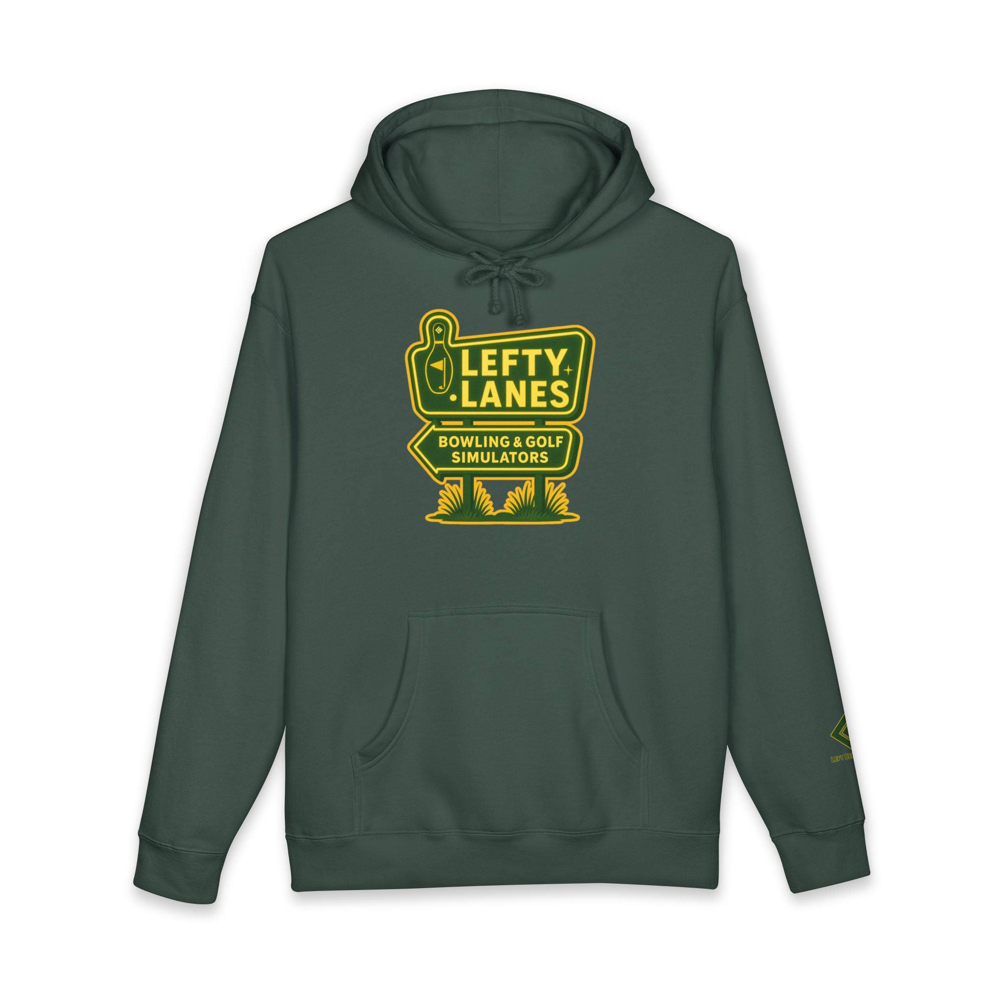 Lefty Lanes Bowling & Golf Simulators Hoodie - LB5 5th Anniversary Collection