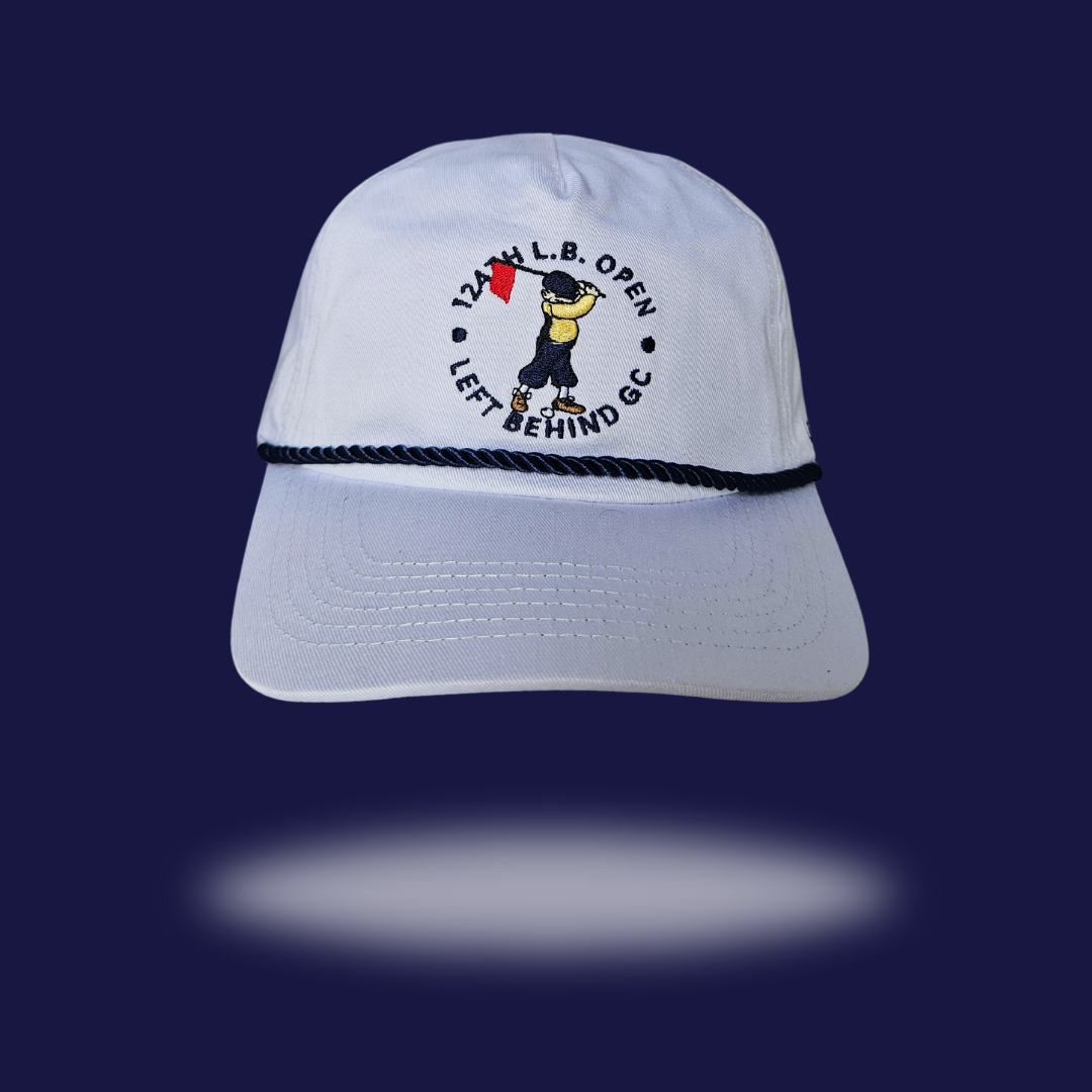 LB Open Authentic Vintage Golf Hat (White)