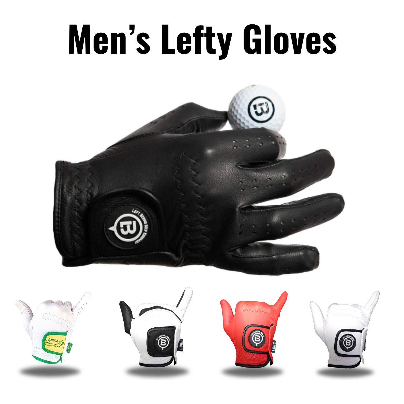 Lefty Men's Golf Glove - Premium Cabretta Leather