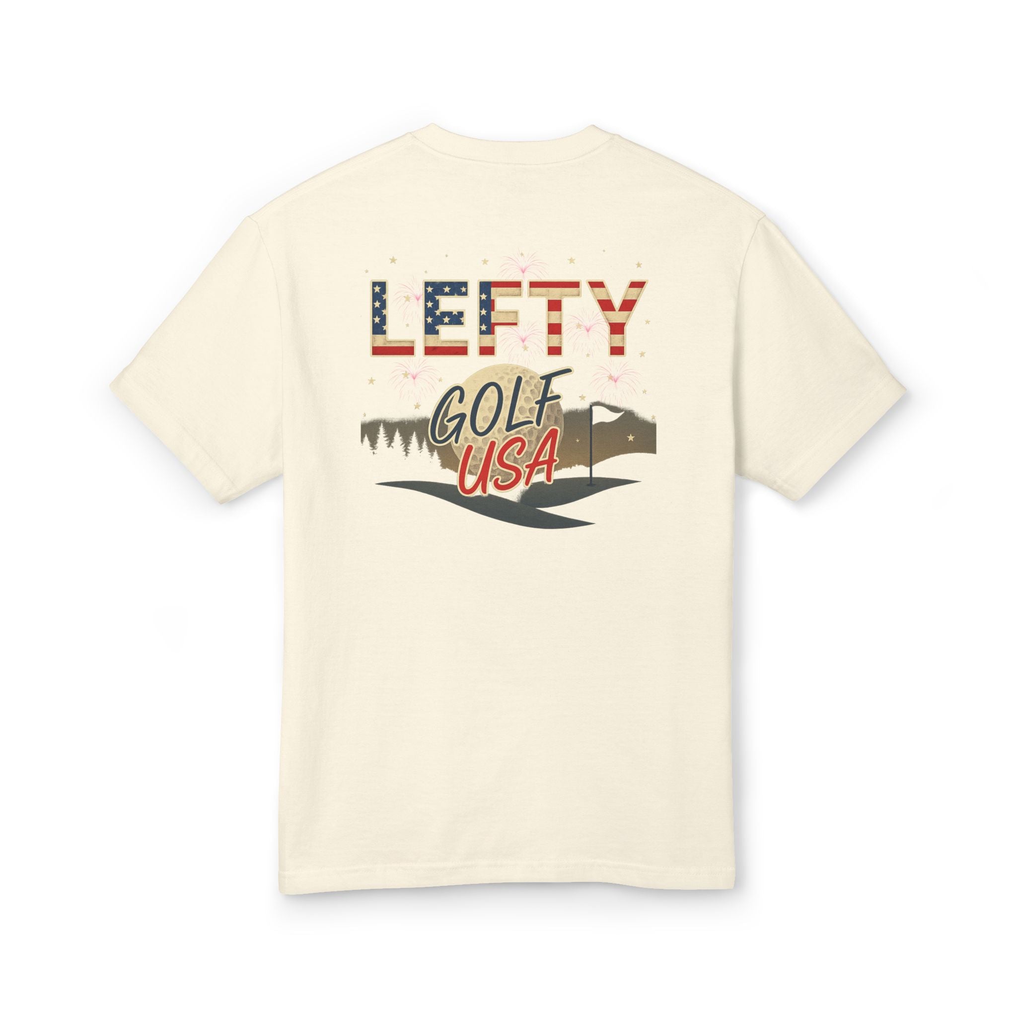 Lefty Golf USA Premium Heavy Cotton T-Shirt