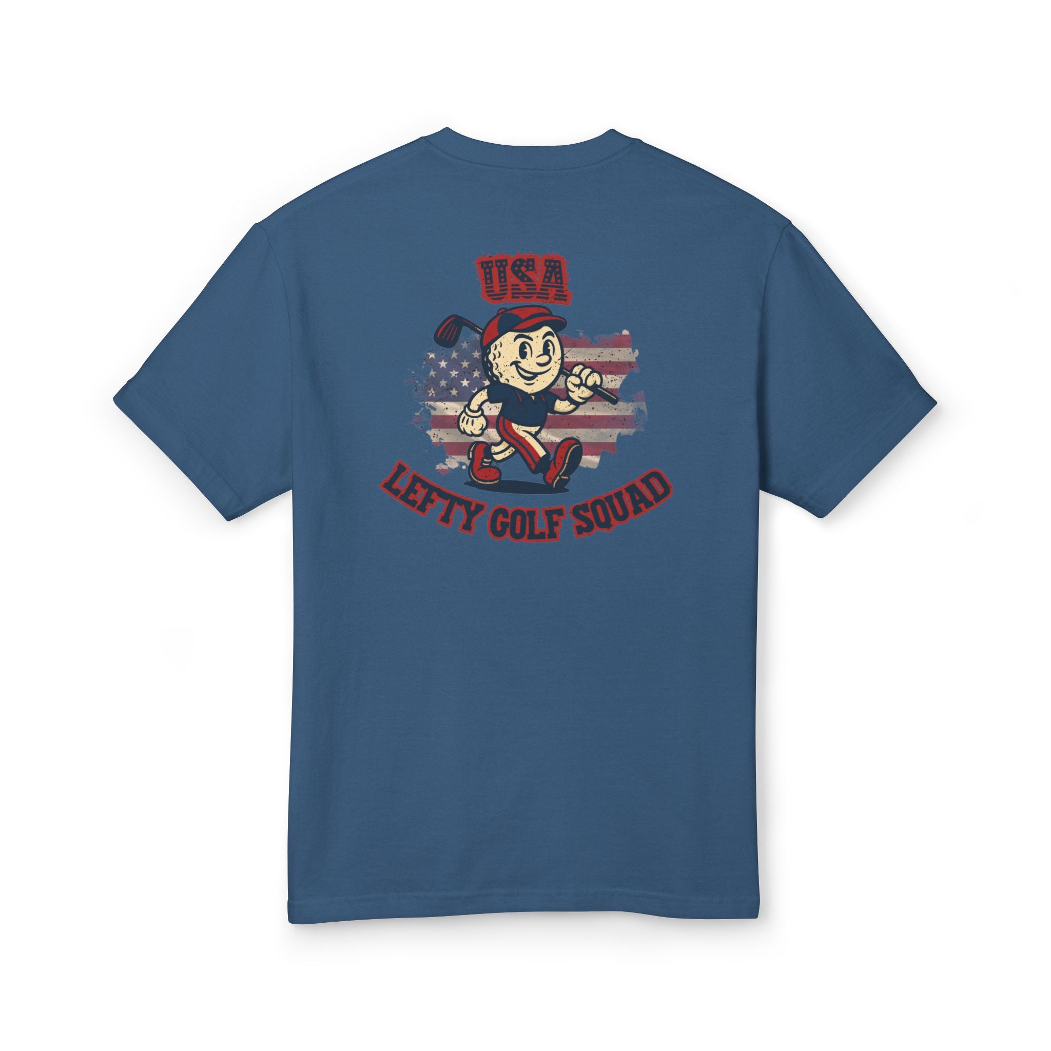 USA Lefty Golf Squad Premium Heavy Cotton T-Shirt