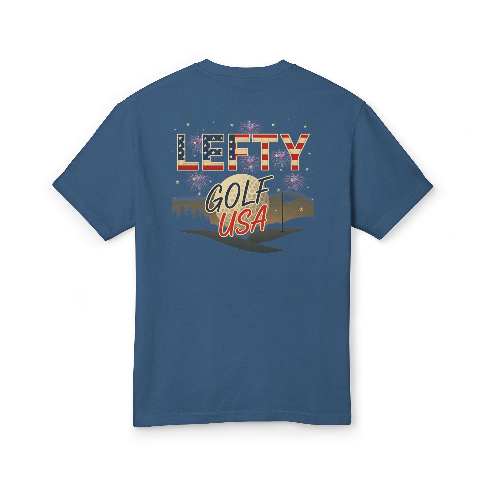Lefty Golf USA Premium Heavy Cotton T-Shirt