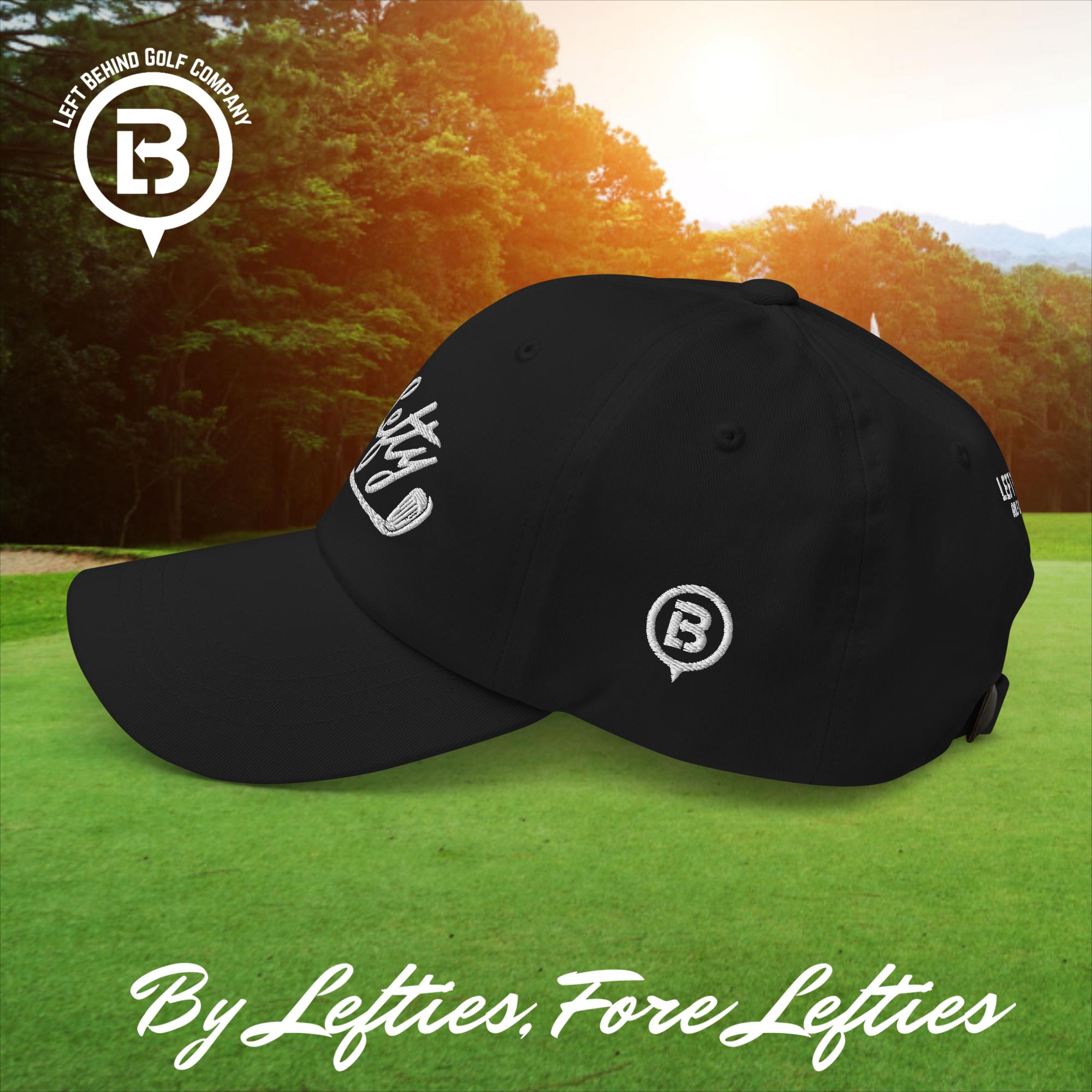Lefty Golf 2025 Dad Hat - Lightweight Chino Cotton Golf Cap
