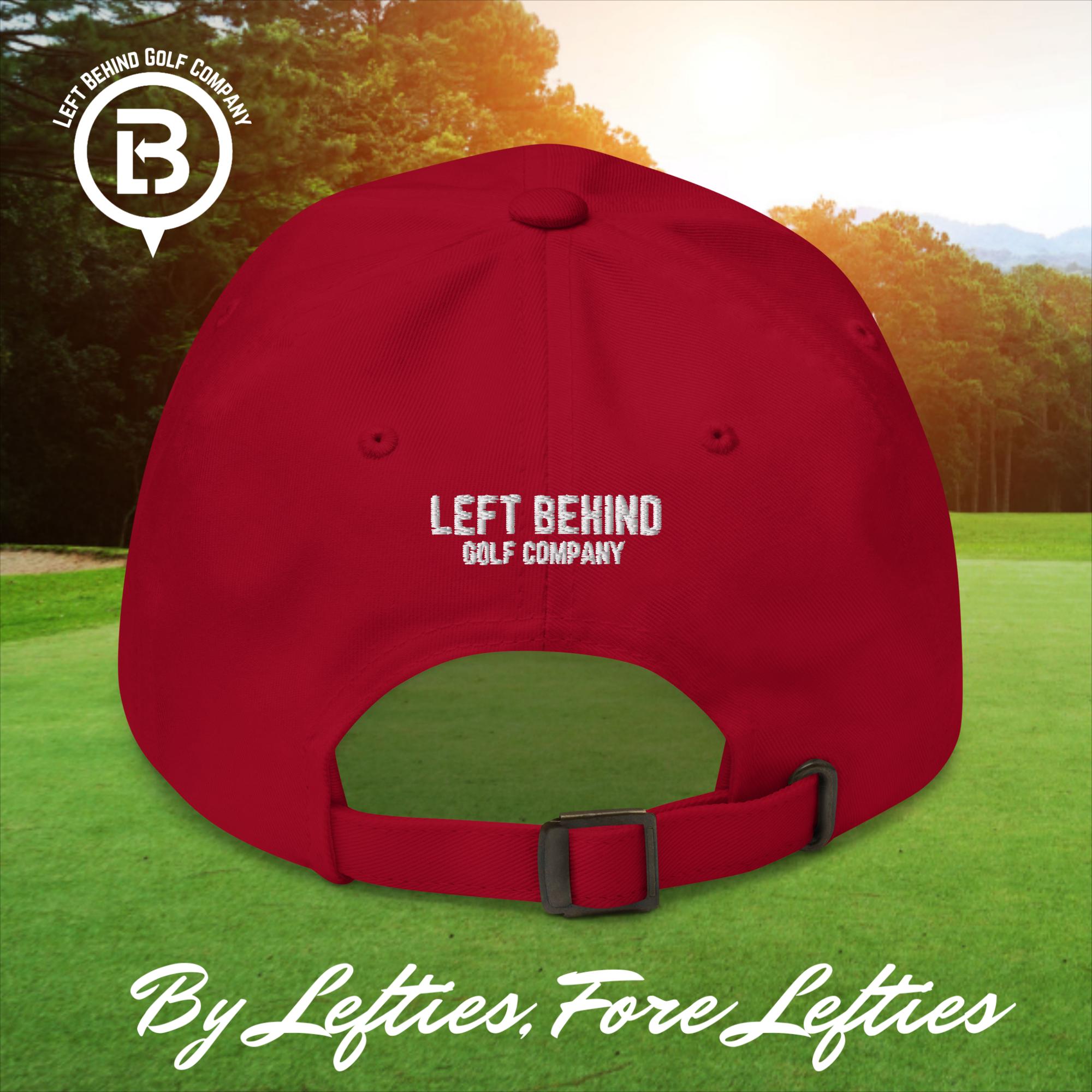 Lefty Golf 2025 Dad Hat - Lightweight Chino Cotton Golf Cap