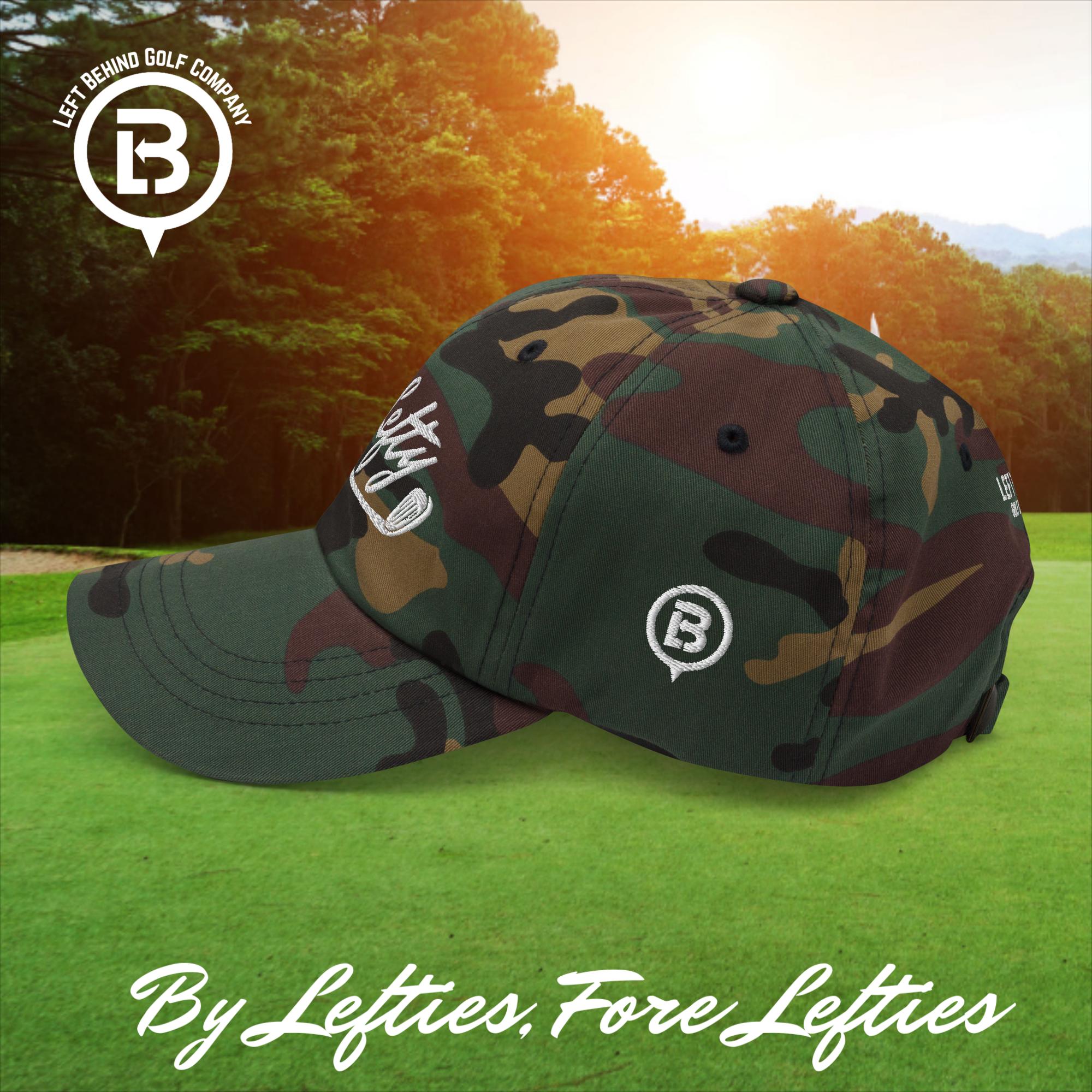 Lefty Golf 2025 Dad Hat - Lightweight Chino Cotton Golf Cap