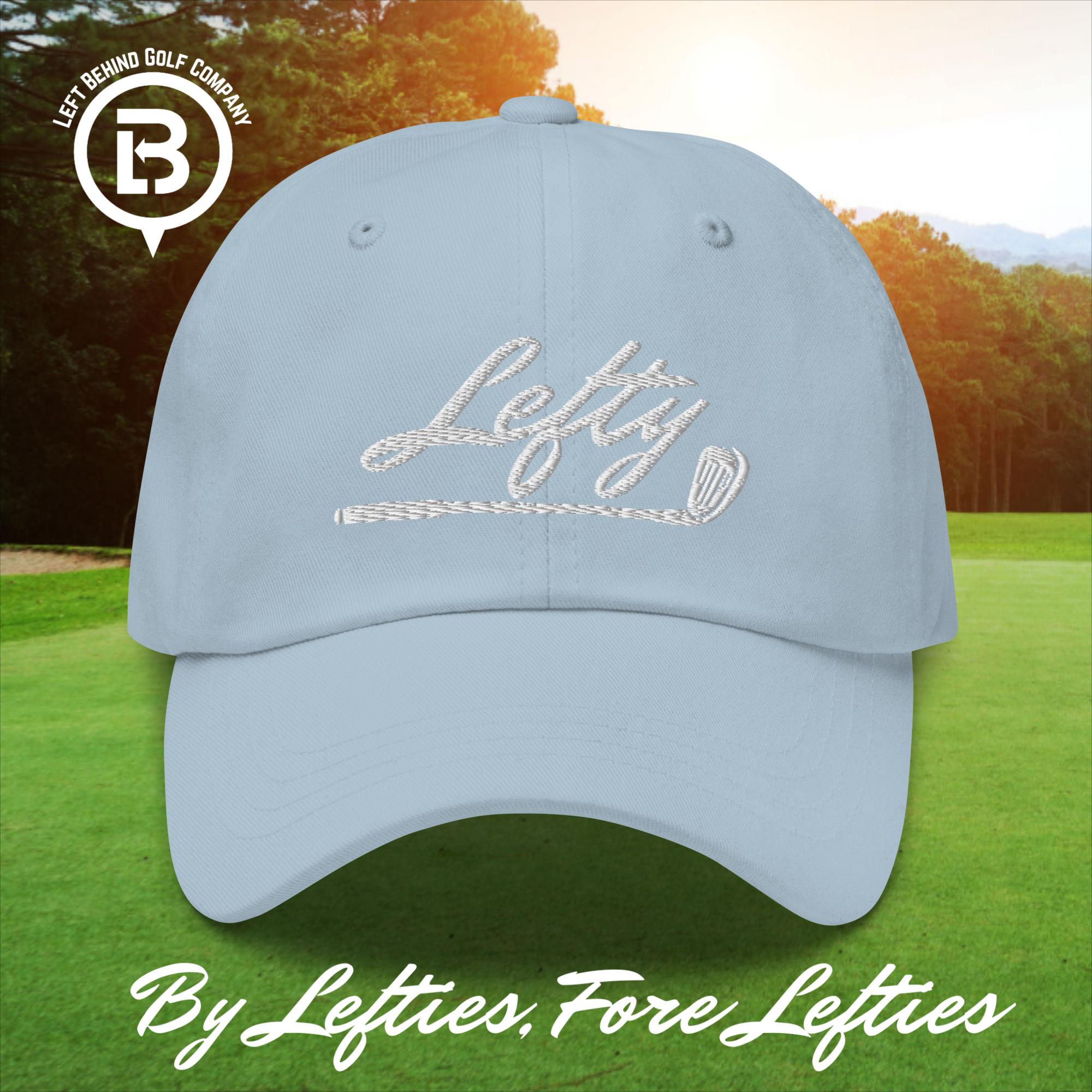 Lefty Golf 2025 Dad Hat - Lightweight Chino Cotton Golf Cap