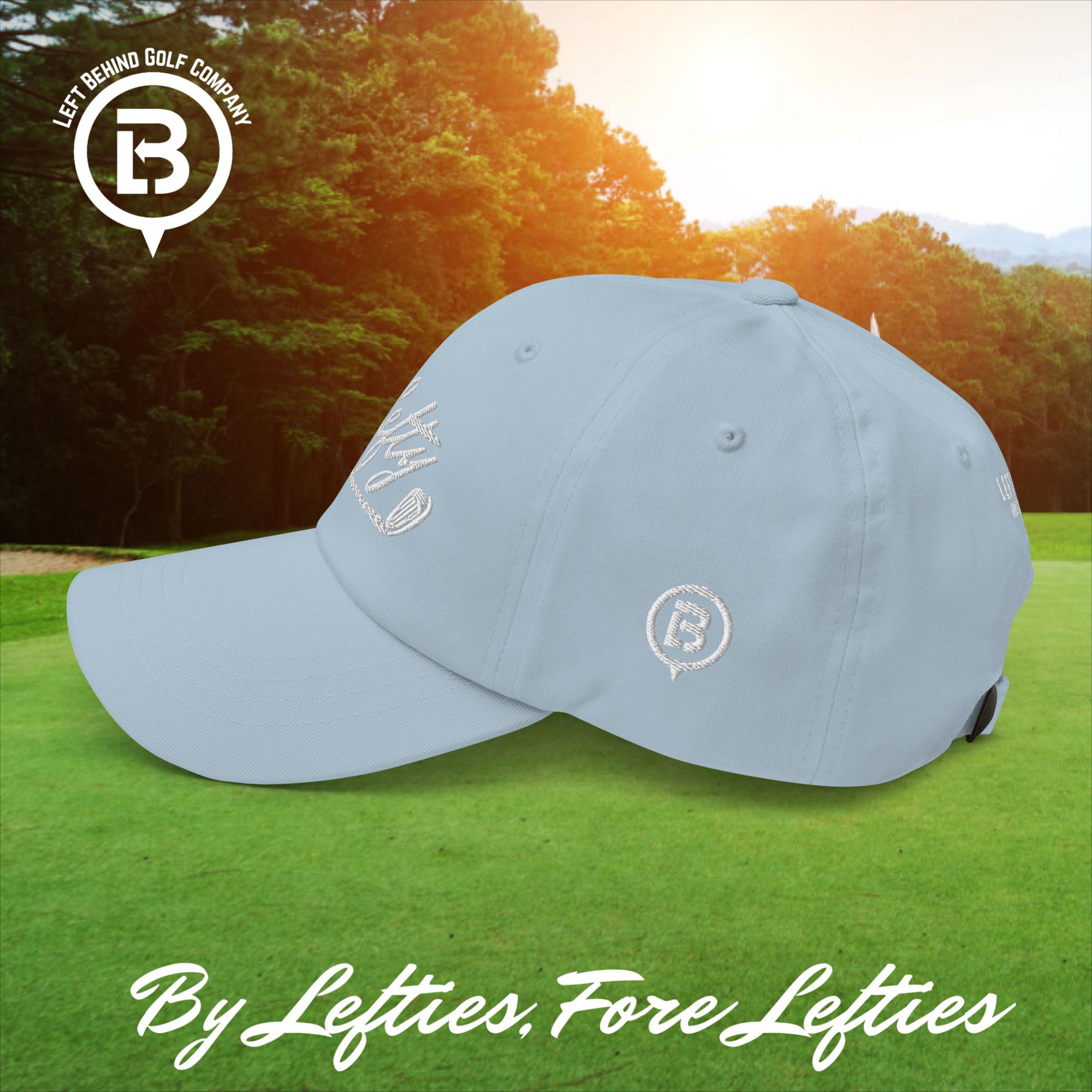 Lefty Golf 2025 Dad Hat - Lightweight Chino Cotton Golf Cap