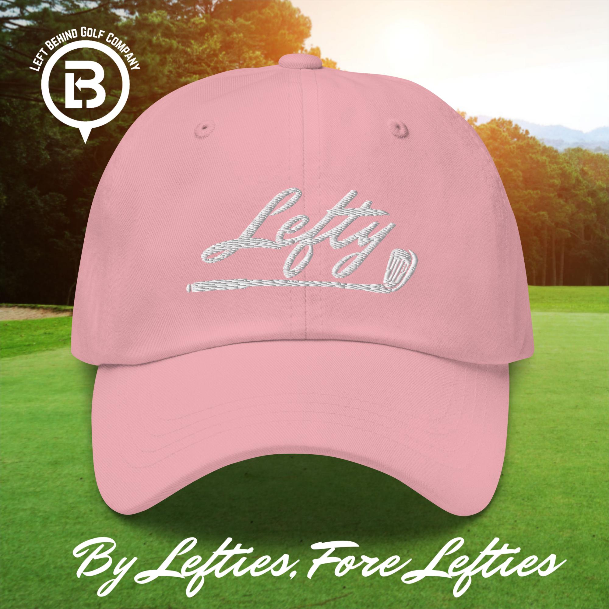Lefty Golf 2025 Dad Hat - Lightweight Chino Cotton Golf Cap