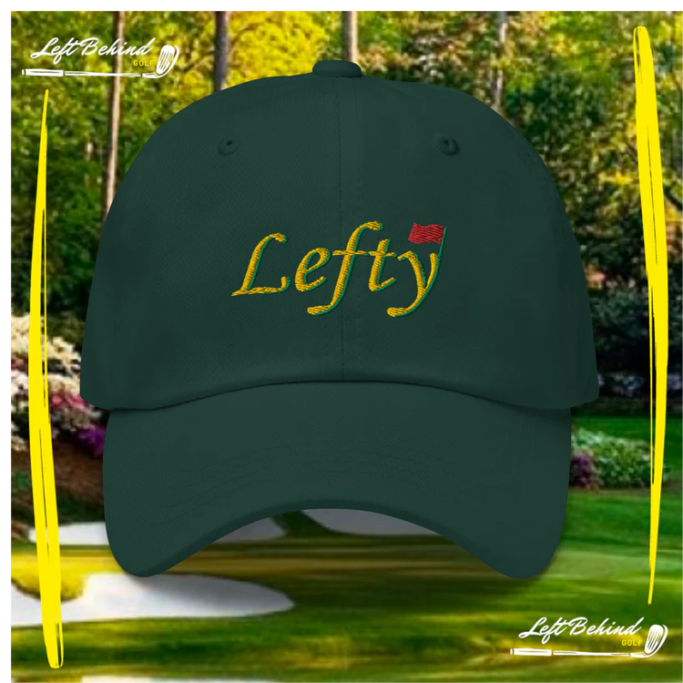 Augusta Edition Lefty Dad Hat - Mens Golf Headwear