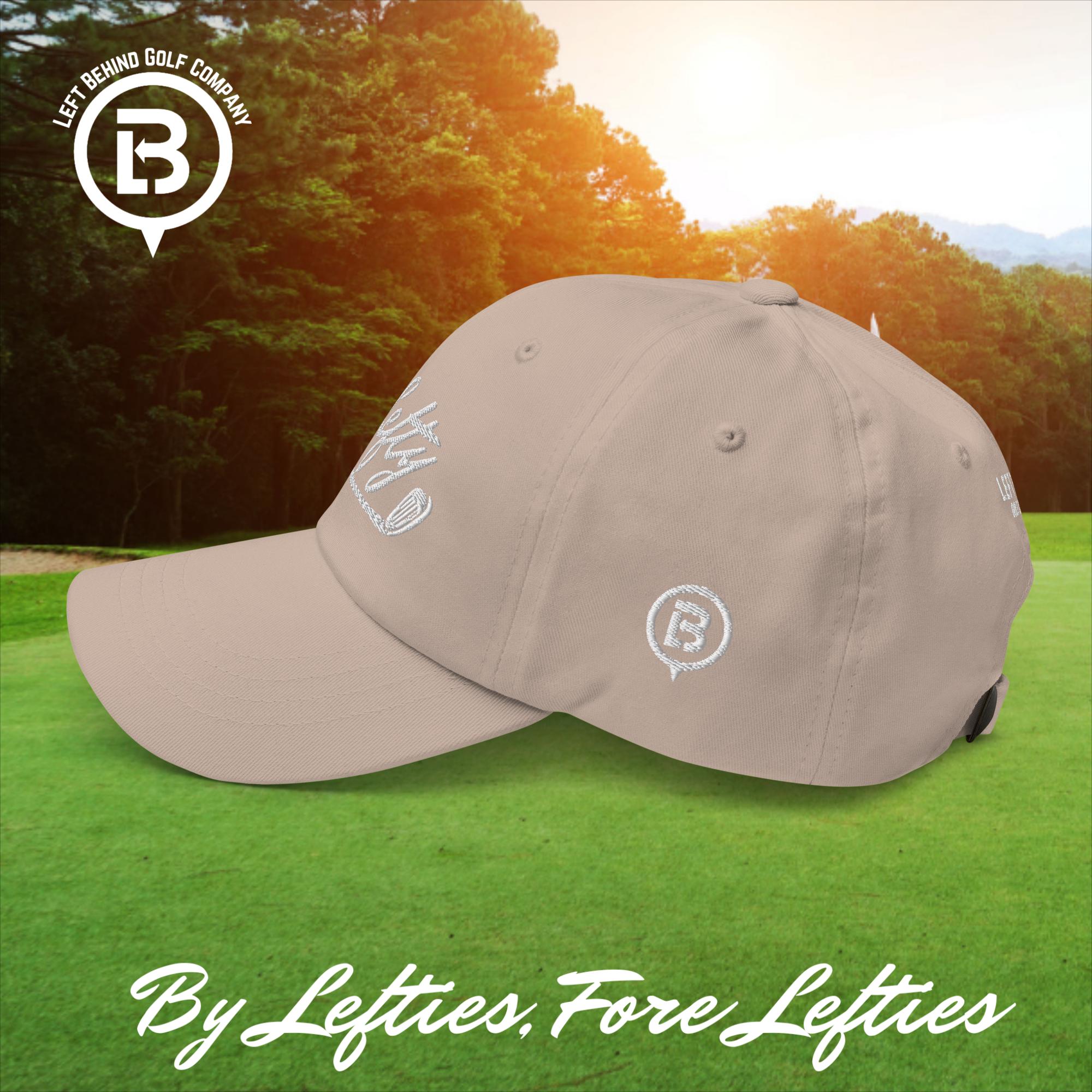 Lefty Golf 2025 Dad Hat - Lightweight Chino Cotton Golf Cap