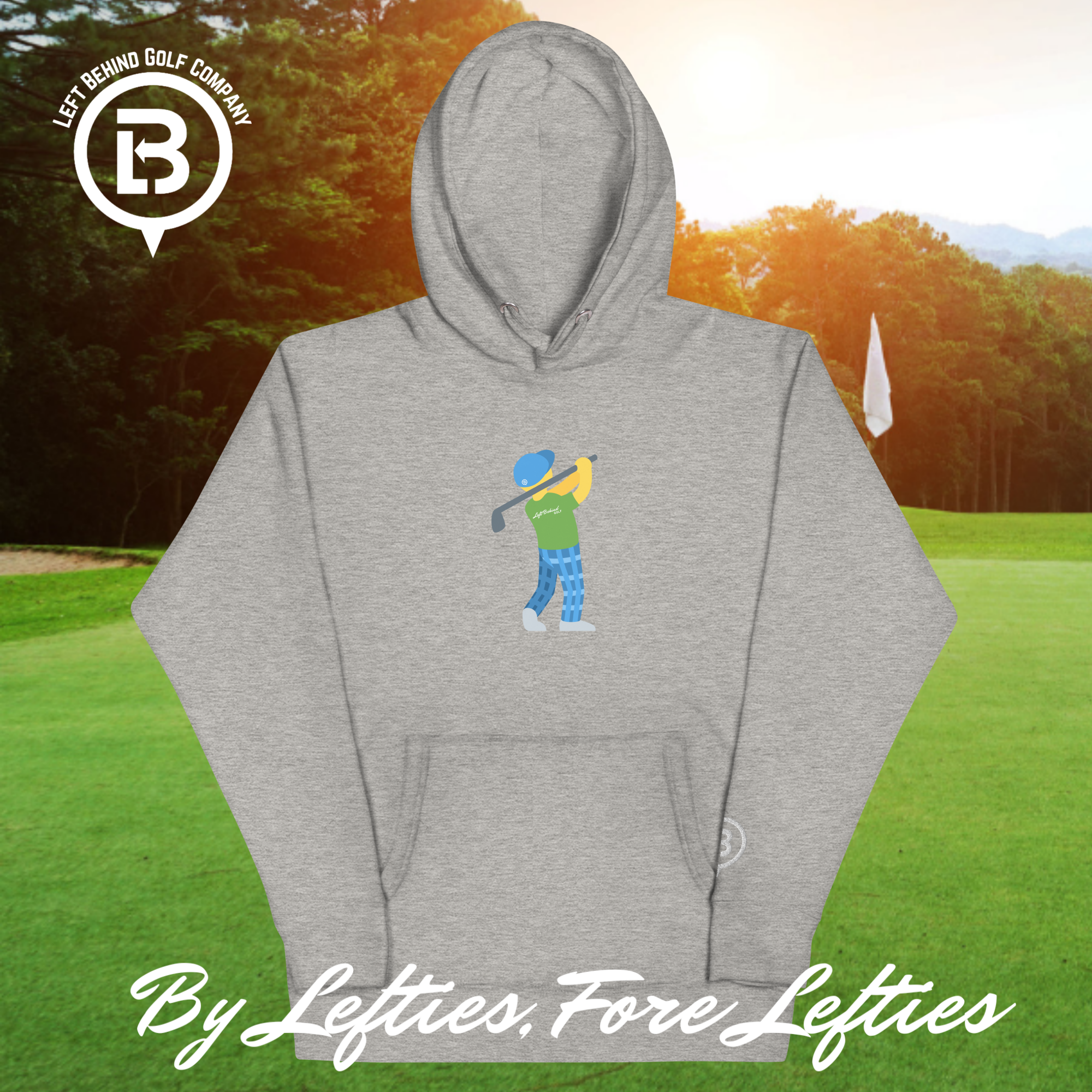 Lefty Golf Emoji Premium Hoodie