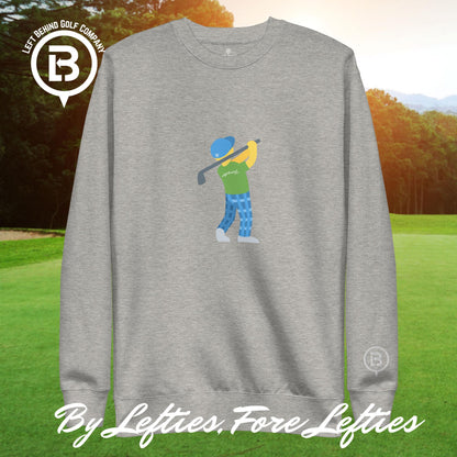 Lefty Golf Emoji Premium Sweatshirt