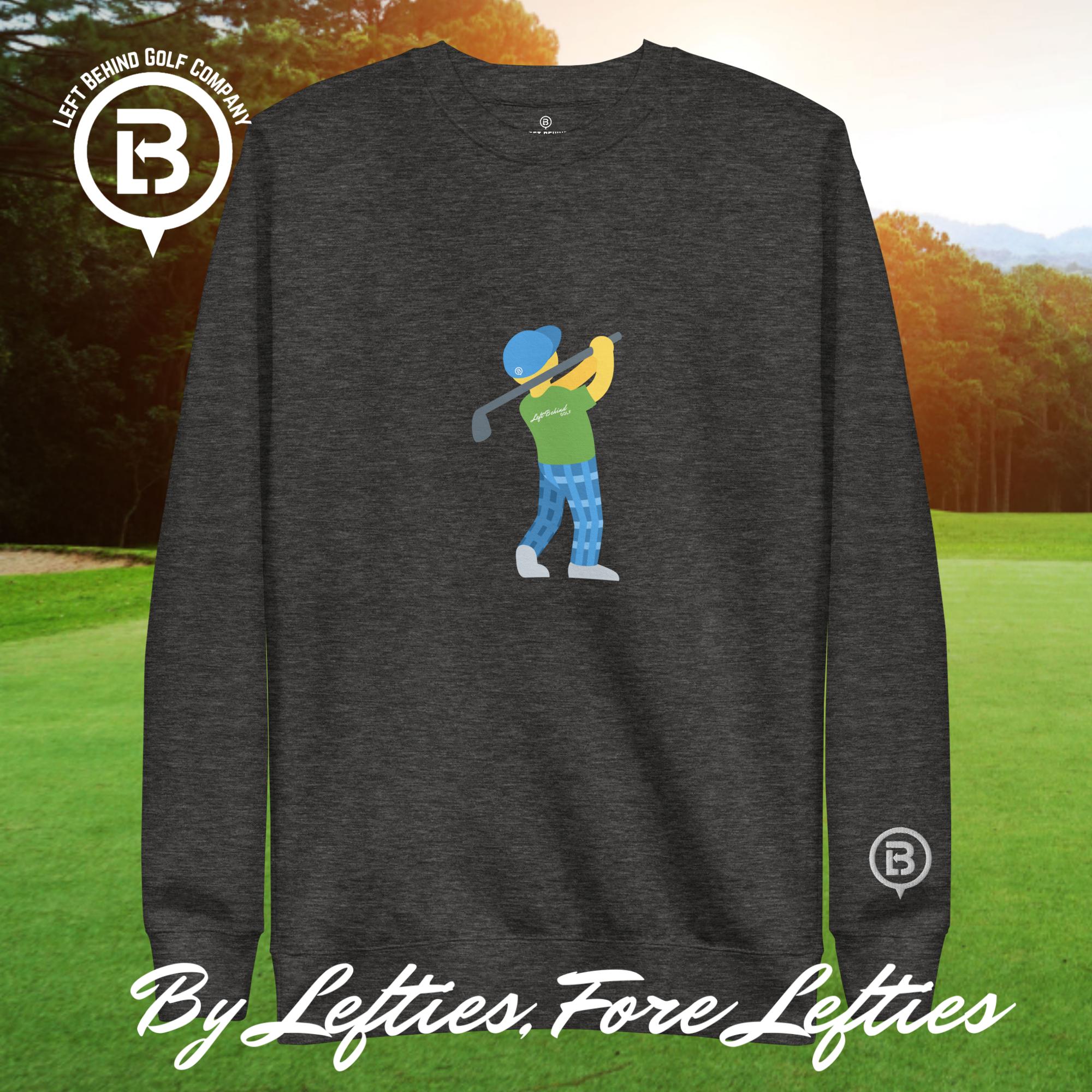 Lefty Golf Emoji Premium Sweatshirt