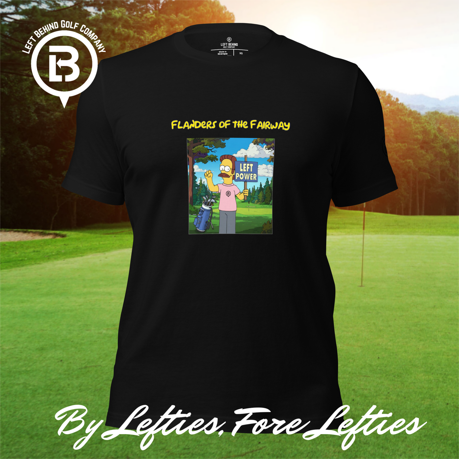 Flanders of the Fairway T-Shirt  Golf-themed apparel  Golf enthusiast shirt  Golf fashion  Golf course attire  Golf lover gift  Golfing tee  Unique golf shirt  Golfer&