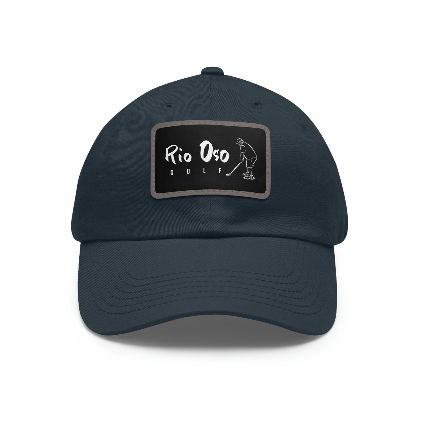 Rio Oso Golf Leather Patch Dad Hat